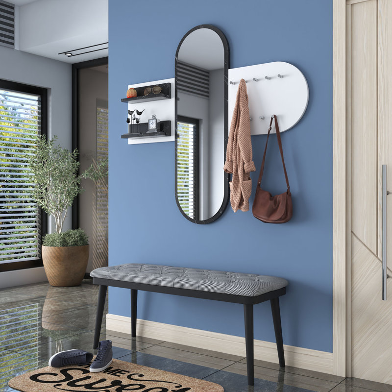 Hall Tree with Bench