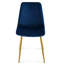Chaise d'appoint en velours Heffron-2095468984