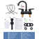 Centerset 2-handle Bathroom Faucet with Drain Assembly