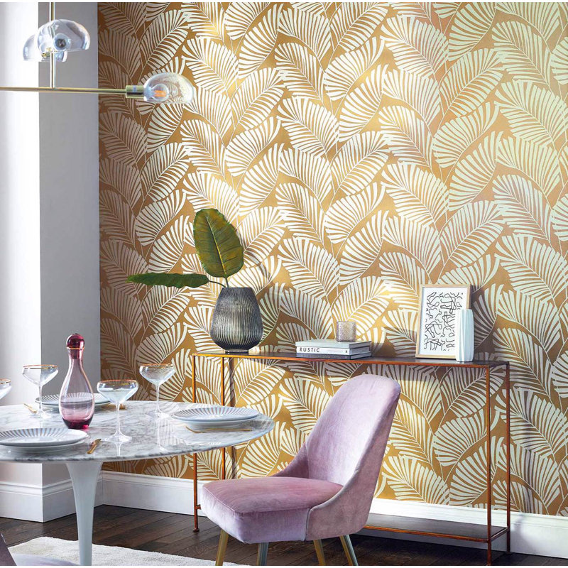 Mala 10.05m x 52cm Citrus Wallpaper Roll, Ochre