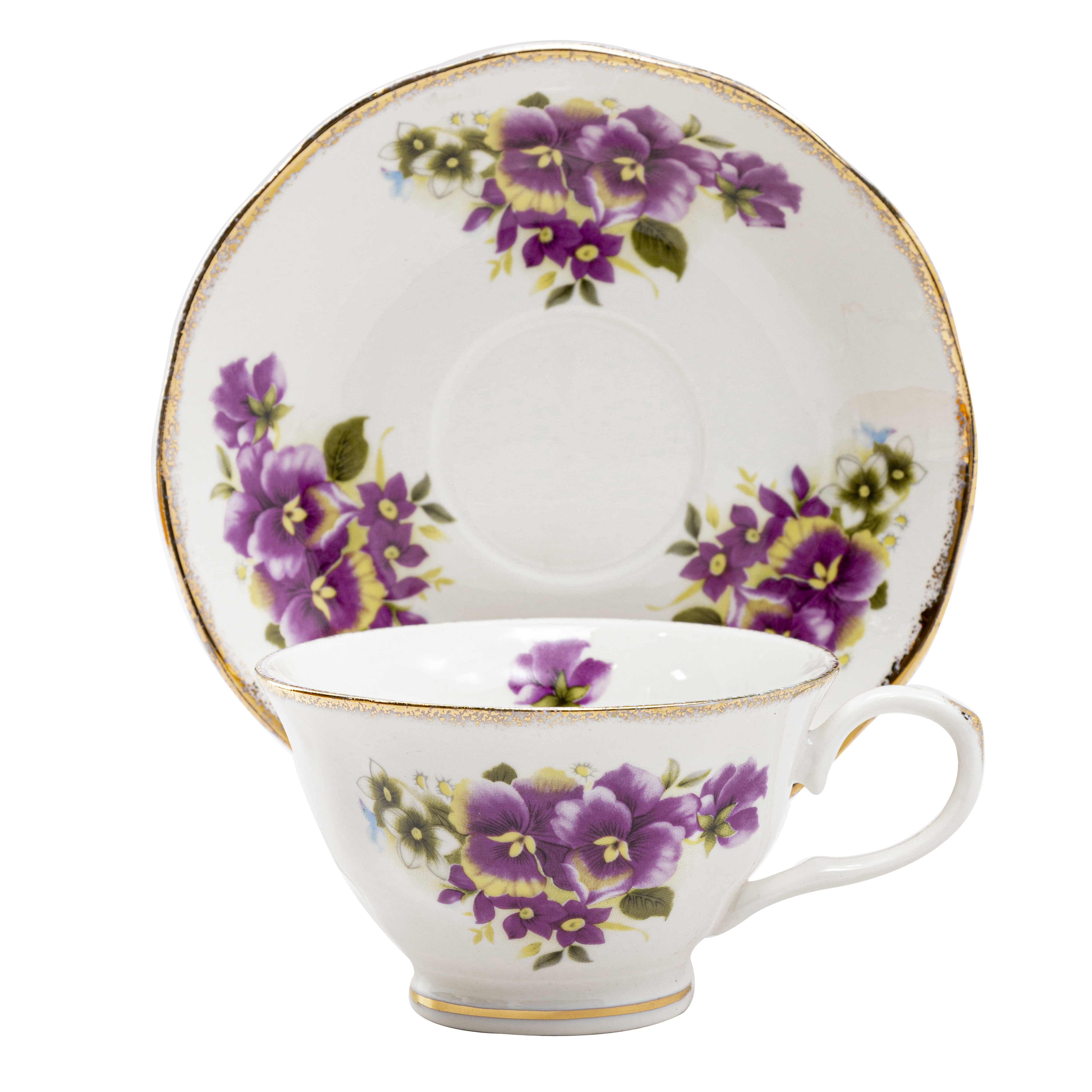 Coastline Imports Teacup and Saucer Set Wayfair