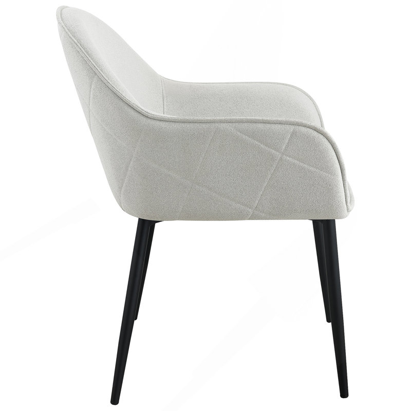 Ensemble de chaises à accoudoirs rembourrées Gresham, Grey