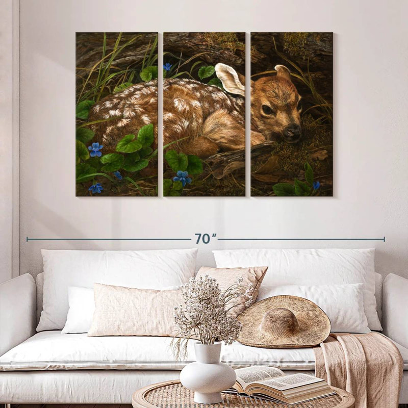 Bambi, 32" H x 50" W