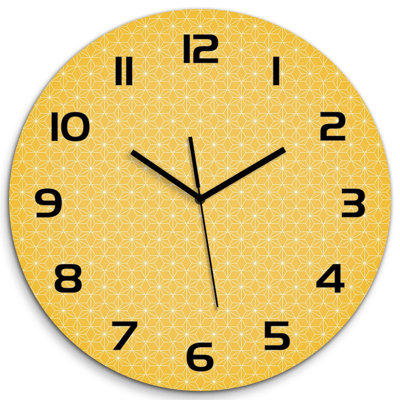 Judyann Glass Wall Clock