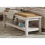 Banc blanc antique