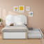 Lit plateforme tapissier avec lit gigogne-1456780949-1456780950