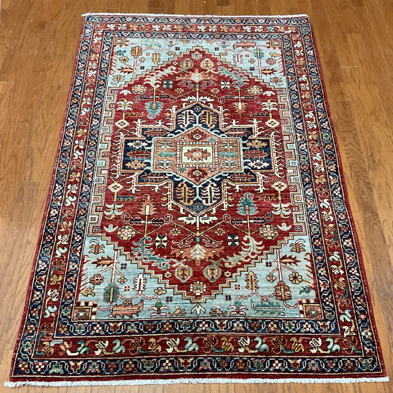  Handmade Serapi Wool Rug