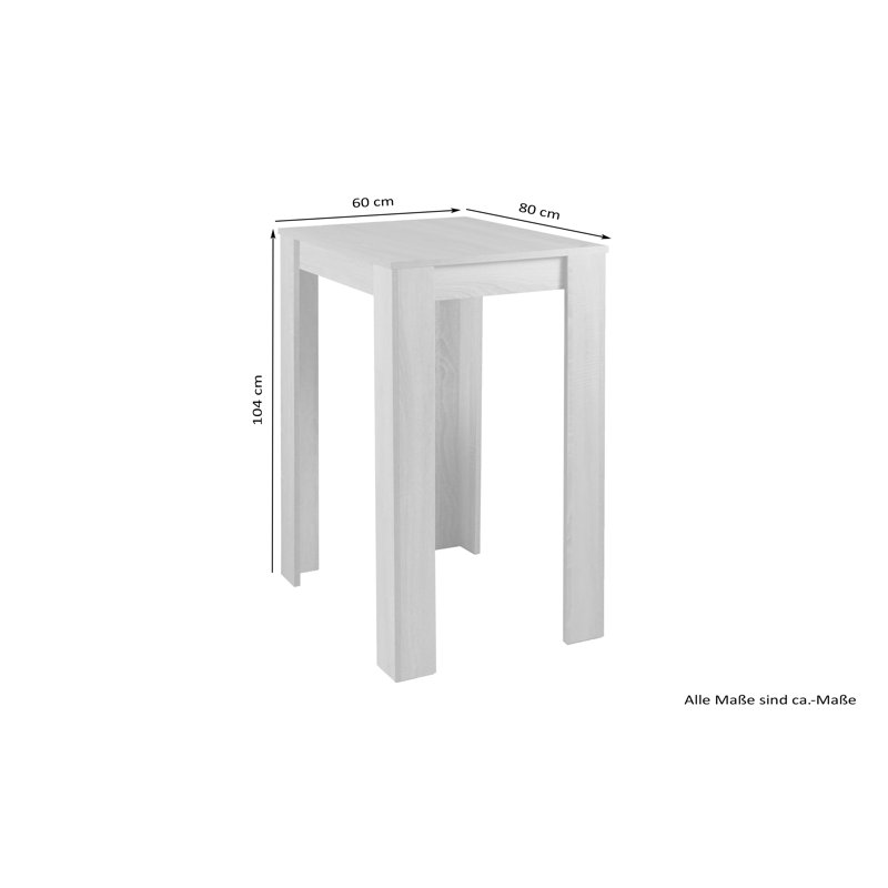 Fauziah Dining Table, Blue