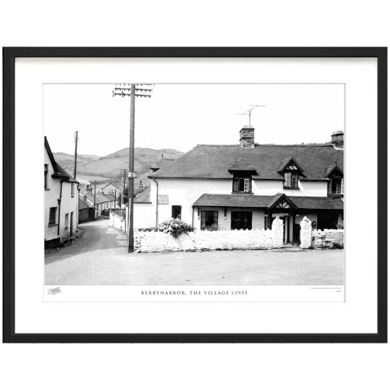 Berrynarbor, The Village C1955 - Single Picture Frame Print, 45cm H x 60cm W x 2.3cm D