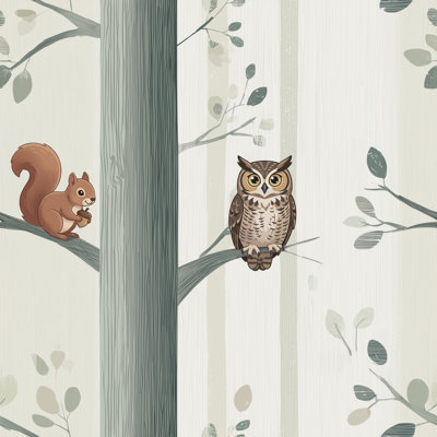 Papier peint Woodland