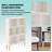 3-Tier Cube Bookcase, Mid-Century Modern Wood Shelf for Living Room, Bedroom or Office-277618834-277618861