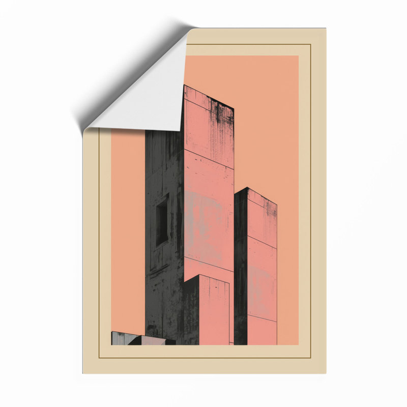 Abstract Towers Industrial - Print, Unframed, A2 - 59.4 x 42.0 cm