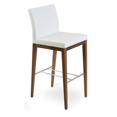 Tabouret de comptoir en bois massif 24 po Aria
