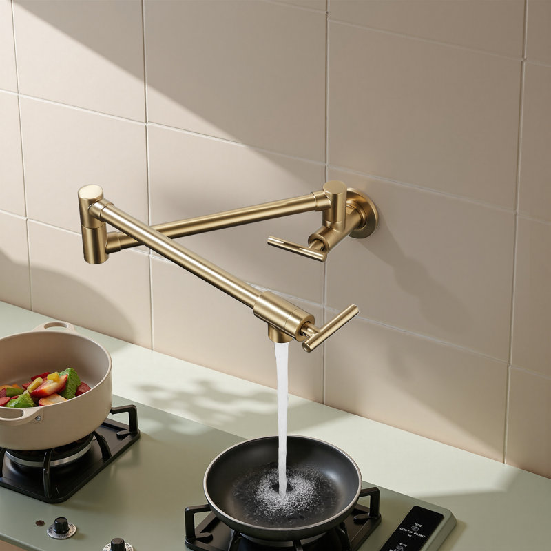 FORIOUS Kitchen Faucet Side Spray, Gold