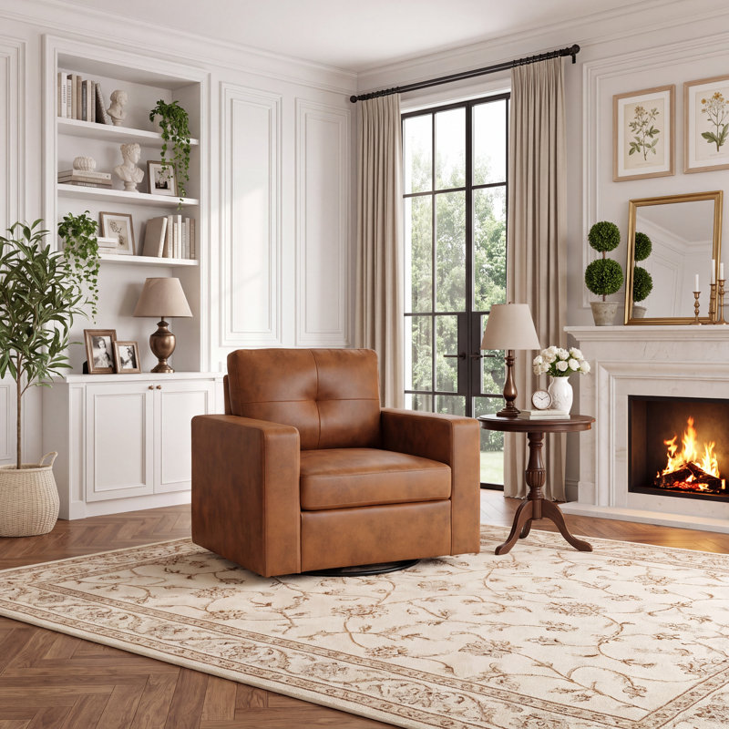 Fauteuil pivotant 36 po, Brown