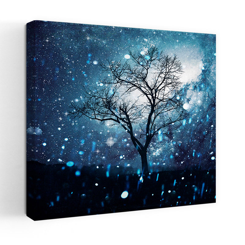 «The Miracle Tree», paysage contemporain contemporain, art, 36" H x 36" W