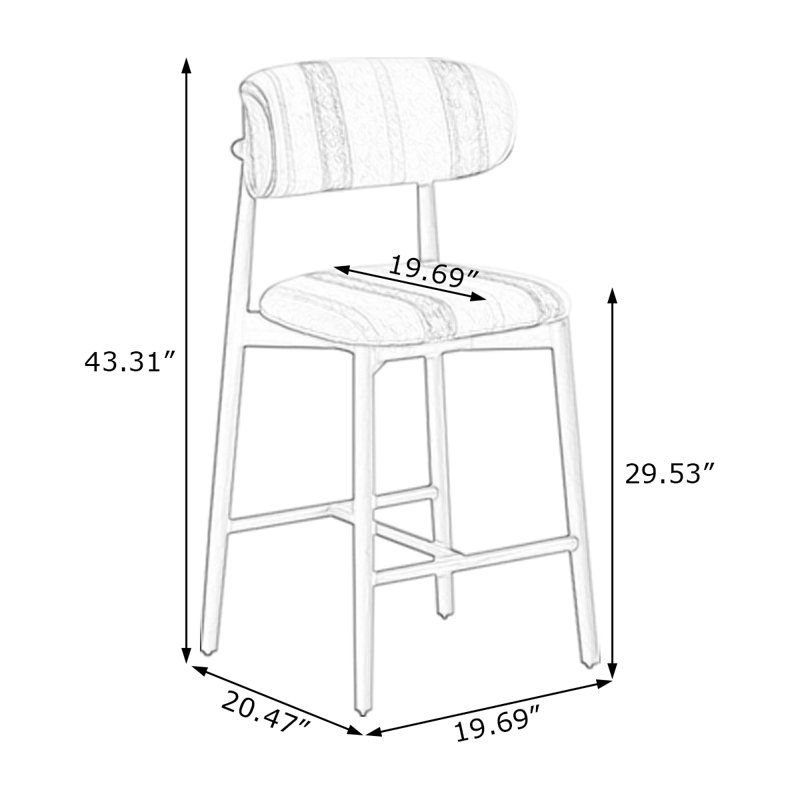 Ensemble de 2 chaises d'appoint beige-blanc + vert + brun noisette, 2, 29.53