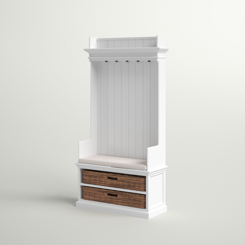 Avelar Hall Tree 39.37'' Wide with Bench