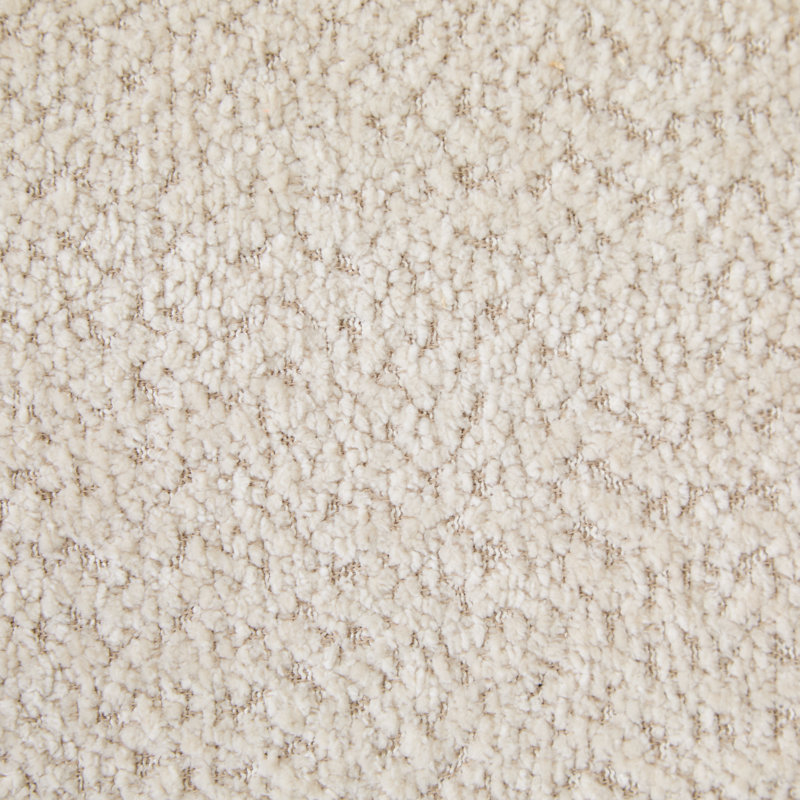 Chaise longue rembourrée avec coussin lombaire Montclair, Beige Boucle