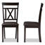 47cm H Upholstered Cross Back Side Chair