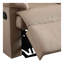 Fauteuil inclinable en tissu tissé Arcadia Beige-855172028