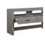 Modern Rustic Design 1pc Server of 2x Drawers 3x Shelves Grey Finish Wooden Dining Room Furniture