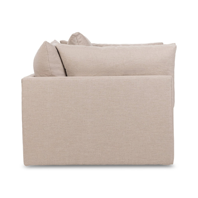 Audrey Swivel Armchair, Dawn Twine Performance Upholstery