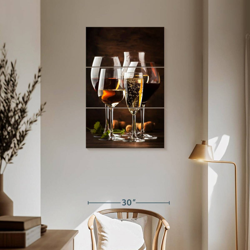 Yarlin Variety Of Wine, 57" H x 36" W