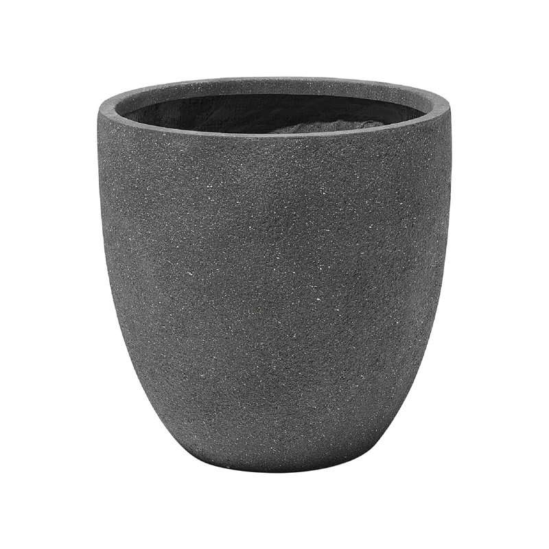 Lucendia Pot Planter, Dark Grey, 46cm H x 46cm W x 46cm D