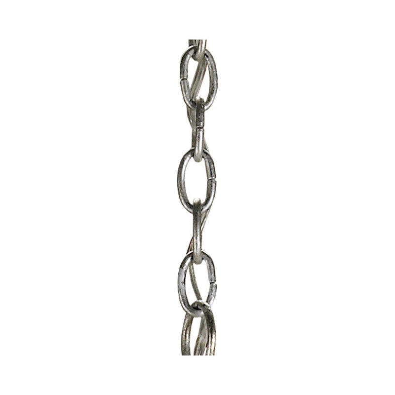 8' Contemporary Silver Leaf Chain