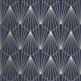Geometric Metallic Wallpaper Double Roll