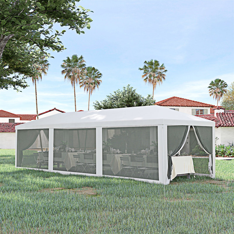 Pavillon de jardin d'extérieur avec parois latérales amovibles