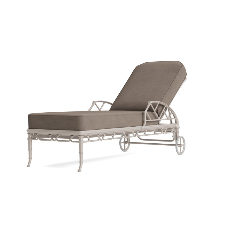 Calcutta Outdoor Chaise Lounge, Fusion Moccasian, Dove Smooth