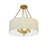 Leszek 6 - Light Gold Single Pendant