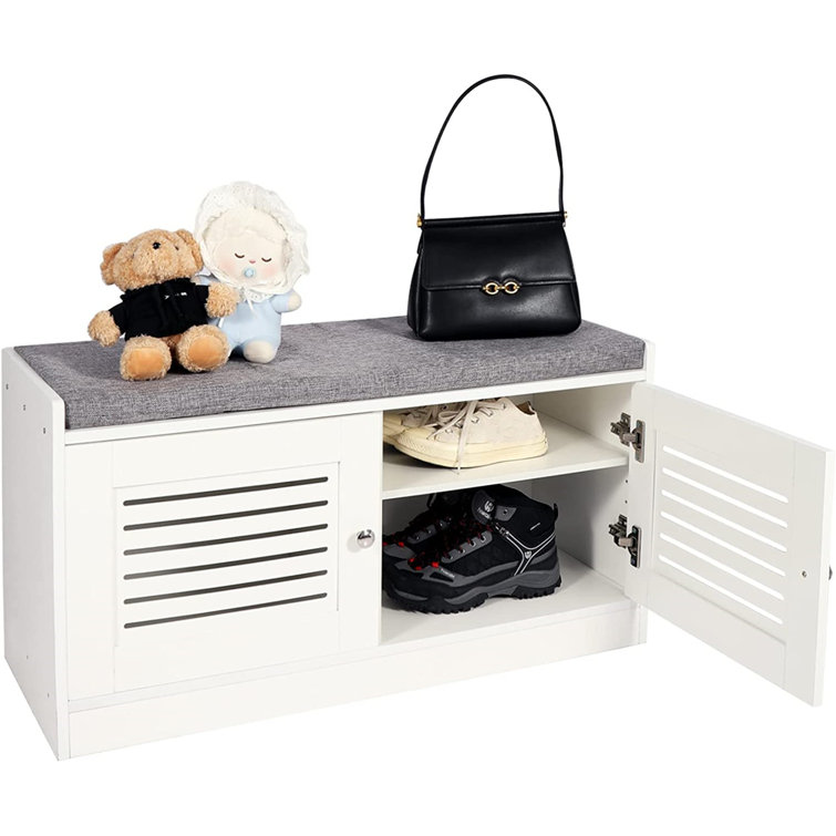 Latitude Run® 6 Pair Shoe Storage Bench