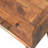 Solid Wood Avora Nightstand, 3-Drawers, Chestnut, Dark Brown