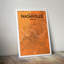Nashville City Map - No Frame Print-106637646