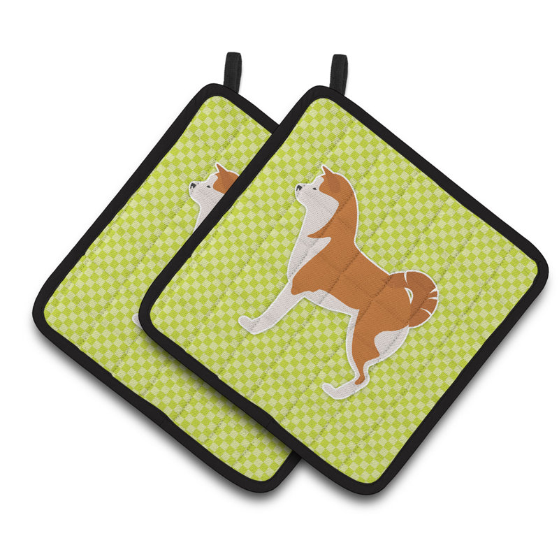 Cuisinier poignée de damier east urban home akita, Vert
