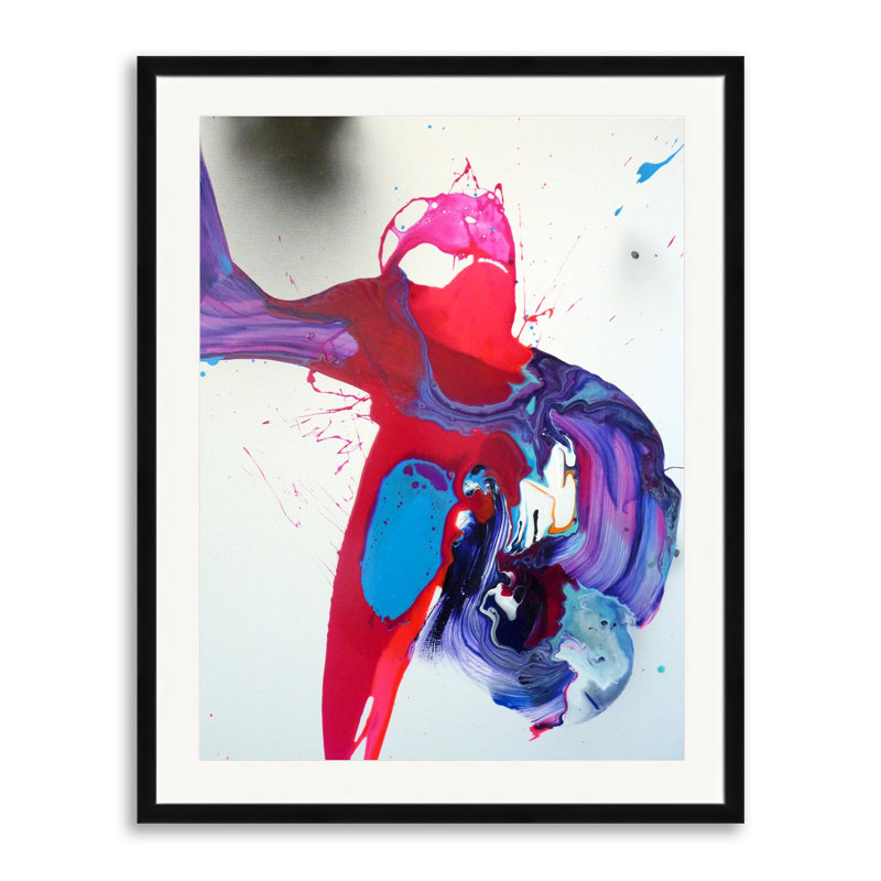 MP642039 par Adrian NEGENBOR - Peinture, H 31,25 po x l 25,25 po, Papier avec cadre noir