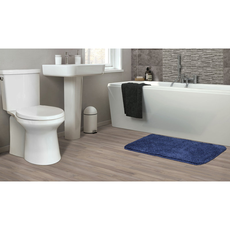 Huntingdon Rug, Extra Soft Absorbent Plush Bath Rugs, Non-Slip, Quick Drying, Machine Washable, Plush Comfort for Bathroom Floor, Tub and Shower