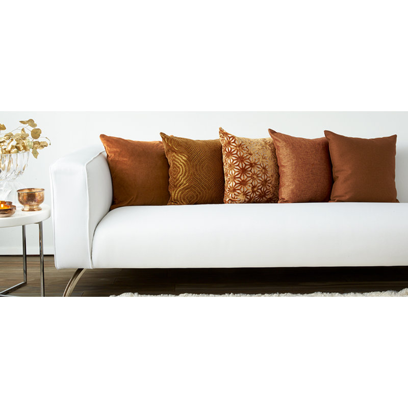 Sundown Scene Floral Throw Pillow