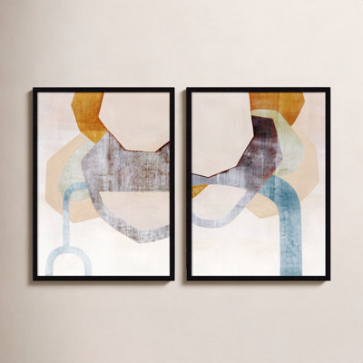 Desert Rockfalls 2-Piece Print Set