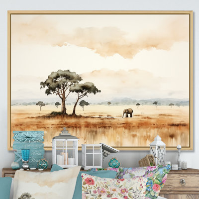 «African Wild Life Landscape II», reproduction sur toile