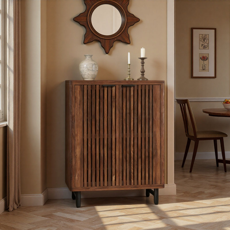 Armoire de rangement en bois, armoire à chaussures