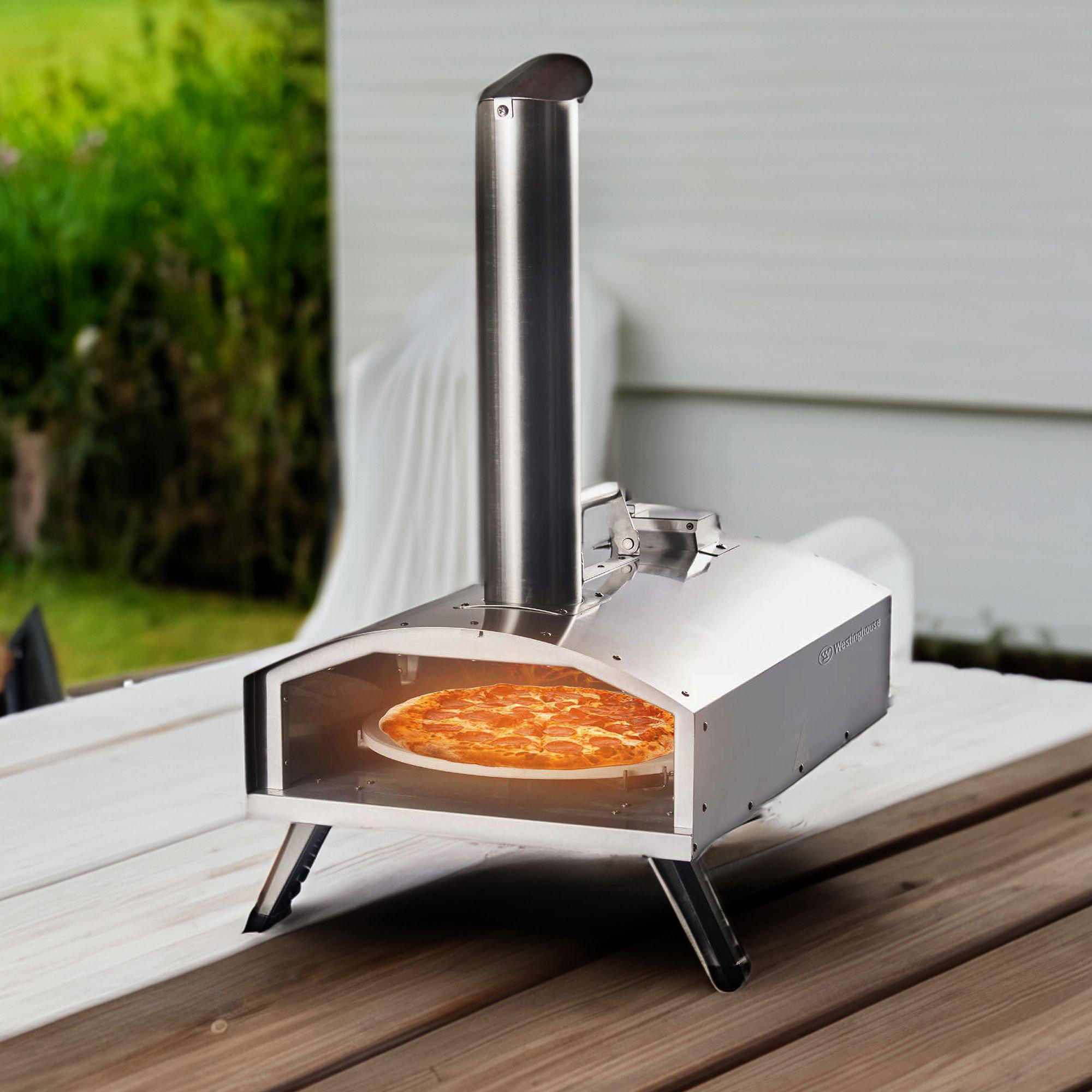 Freestanding Wood Pellets Pizza Oven | Wayfair