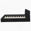Grand lit plateforme tapissier-734052416