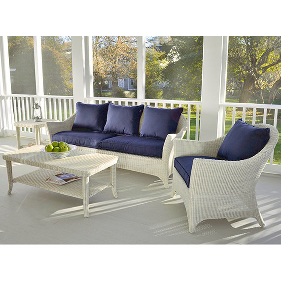 Cape Cod Outdoor Coffee Table, Textured Charcoal