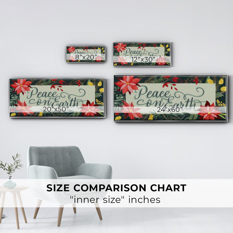 Bright Christmas Night - Toile encadrée