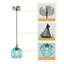 Luminaire suspendu en forme de globe à 3 lumières Charolyn Luminaire suspendu en verre pour îlot de cuisine-63556758-42081004