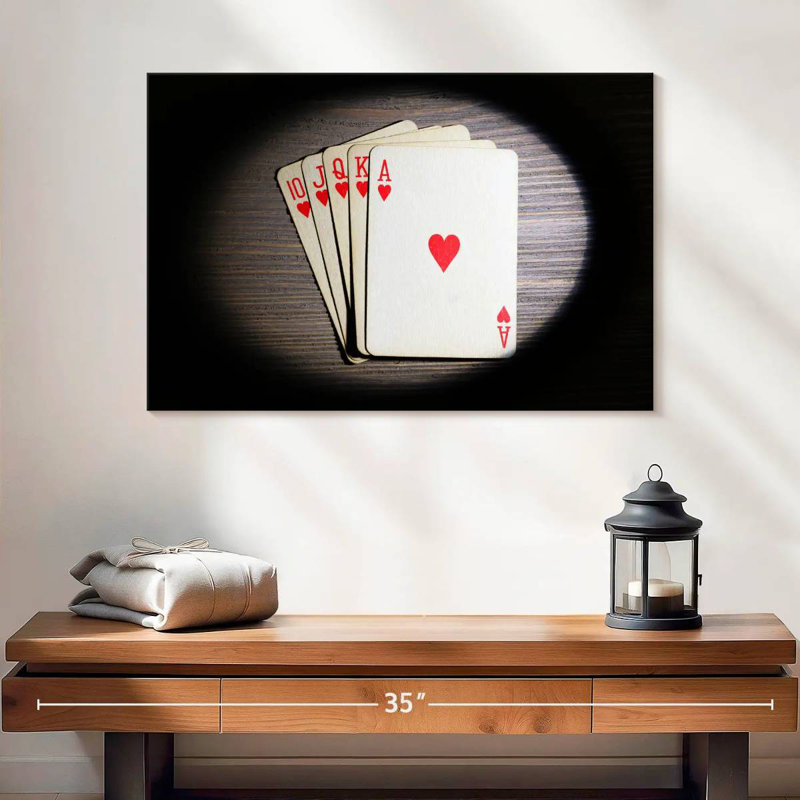  «Poker Flush, H 8 po x l 12 po